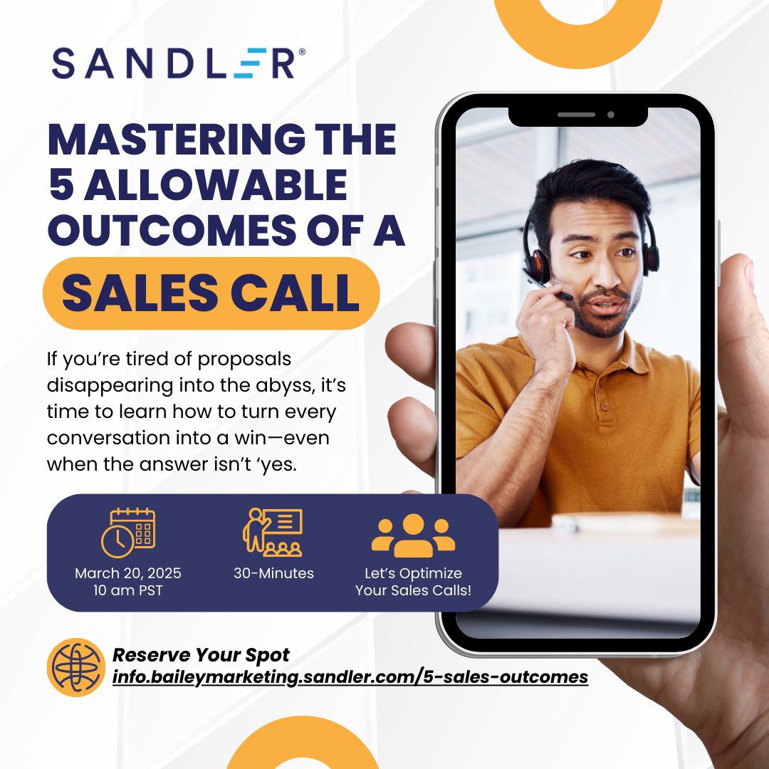 EB - Mastering the 5 Allowable Outcomes of a Sales Call